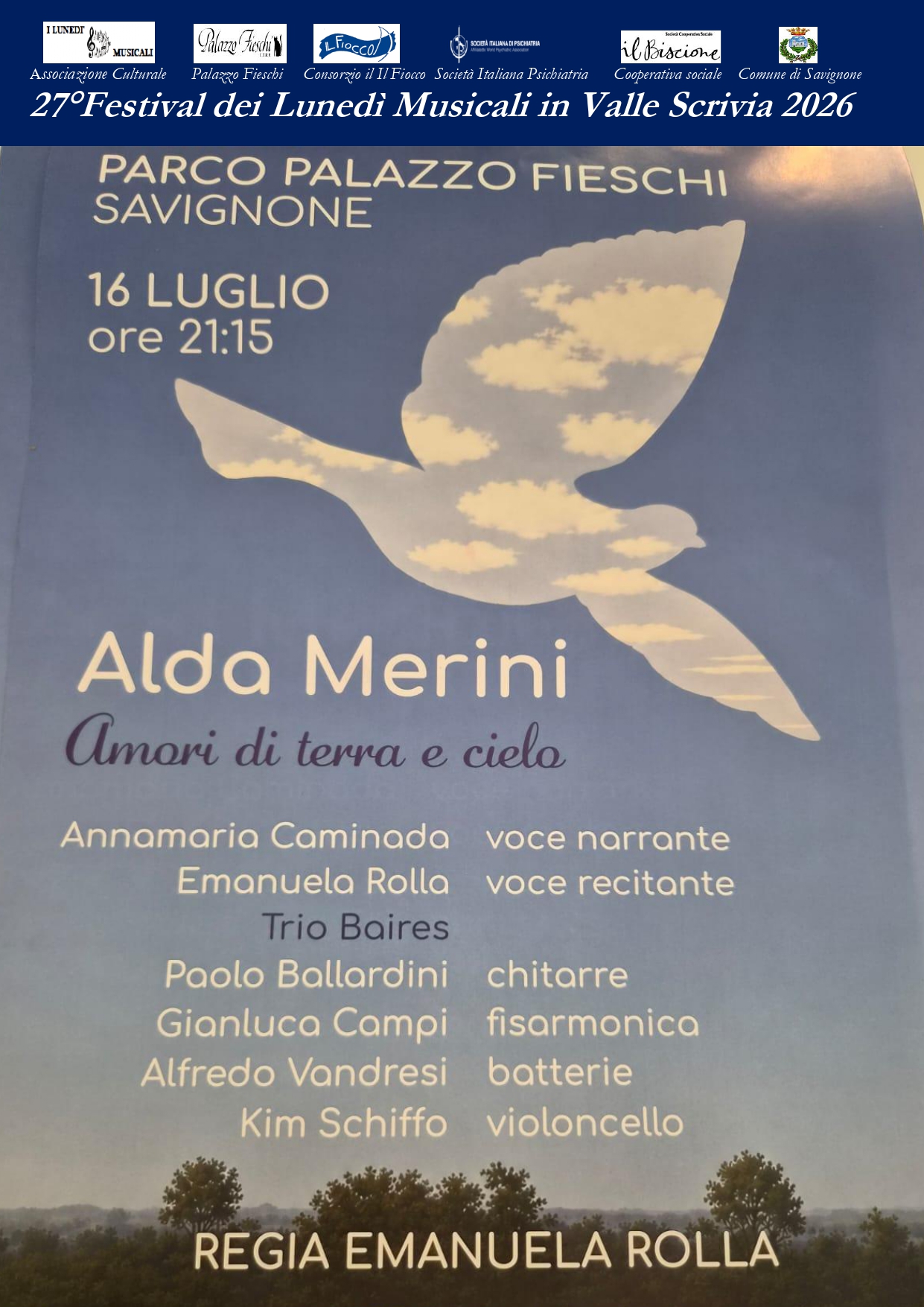 27° FESTIVAL DEI LUNEDI MUSICALI IN VALLE SCRIVIA